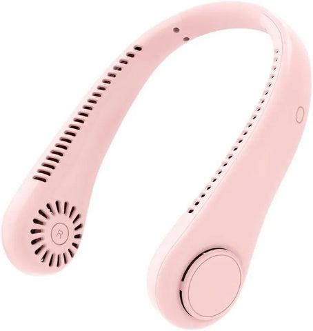 Rechargeable and Portable Neck Fan 5 Speed Quiet Lightweight Long Last
