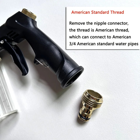 Garden Watering Gun Hose Nozzle High-pressure Car Washing Water Gun Household Long Rod Spray Gun Cleaning Lawn Irrigation Tool